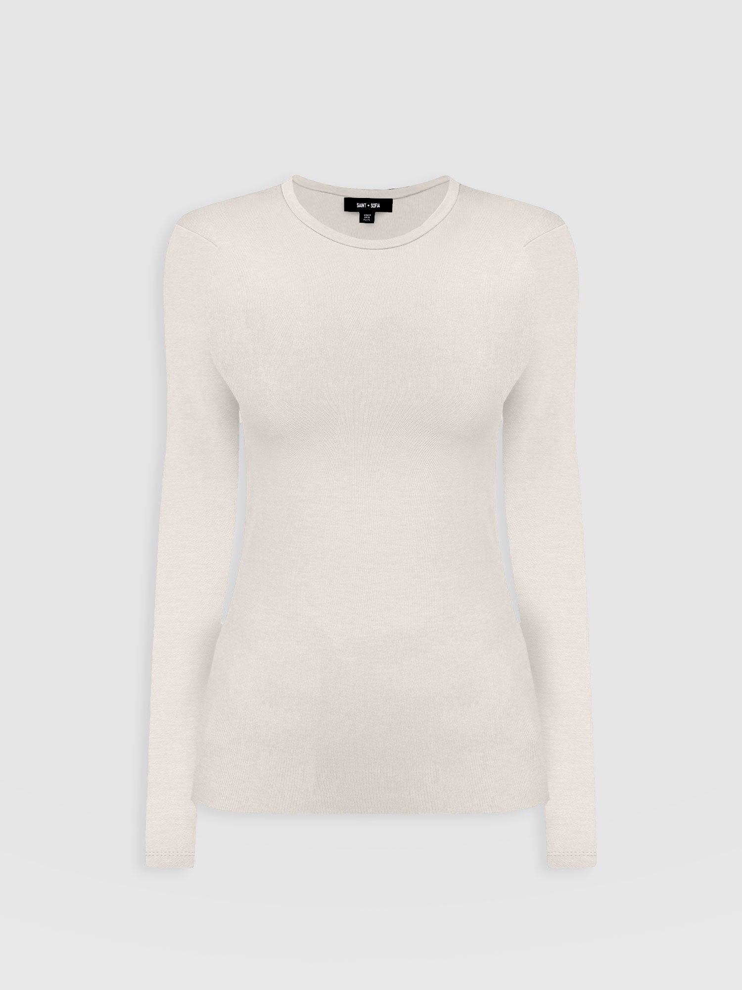 Austen Crew Neck Tee - Cream